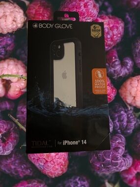 Body Glove iPhone 14 Clear-Back Waterproof Phone Case with Black Frame